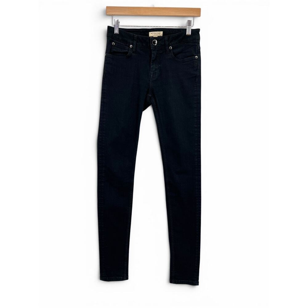 Burberry London Milbourne Black‎ Skinny Jeans  28W Classic Capsule Wardrobe